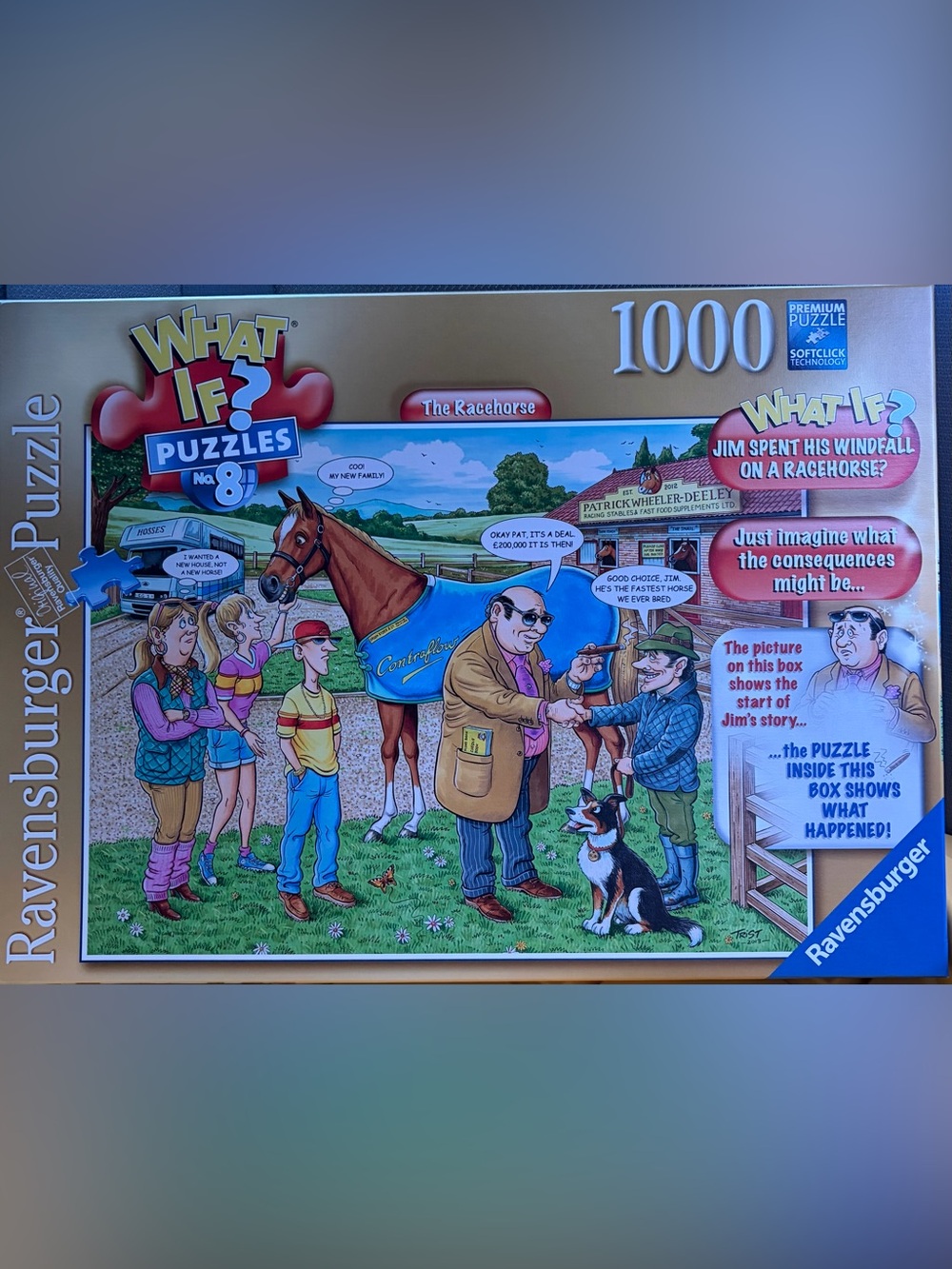 Ravensburger What If? Puzzle 🧩 The Racehorse - 1000 Pieces